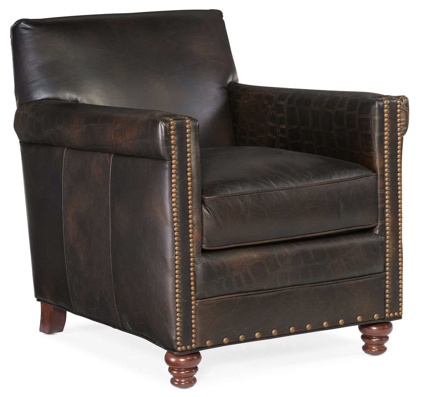 Potter Club Chair - Old Saddle Fudge