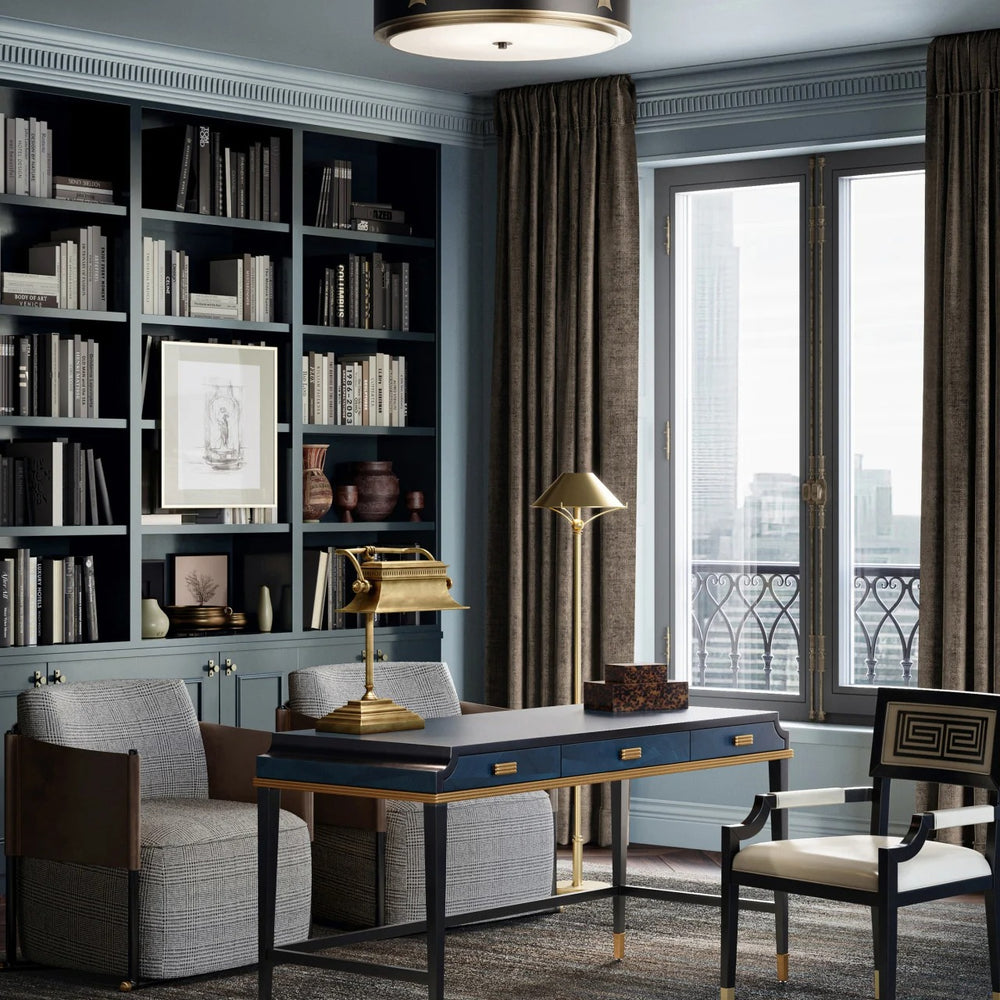 
                      
                        Kallista Large Blue Desk
                      
                    