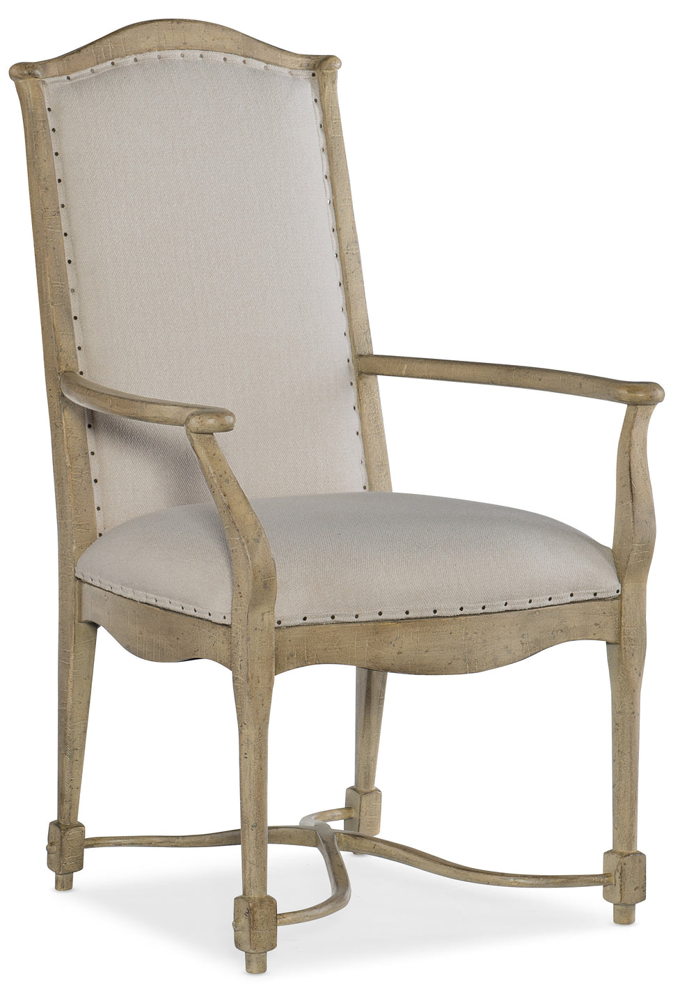 Ciao Bella Upholstered Back Arm Chair - Natural
