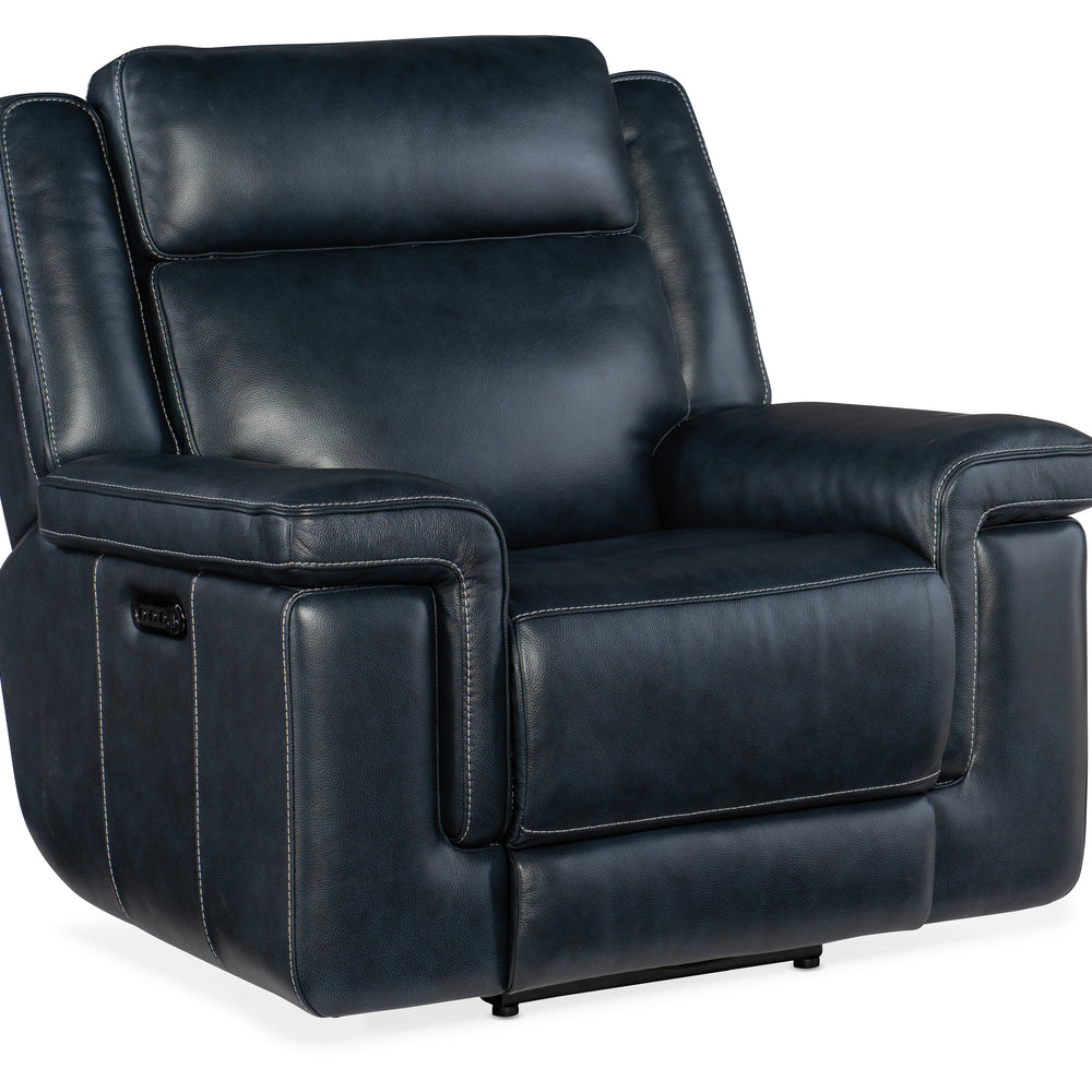 Montel Lay Flat Power Recliner with Power Headrest & Lumbar