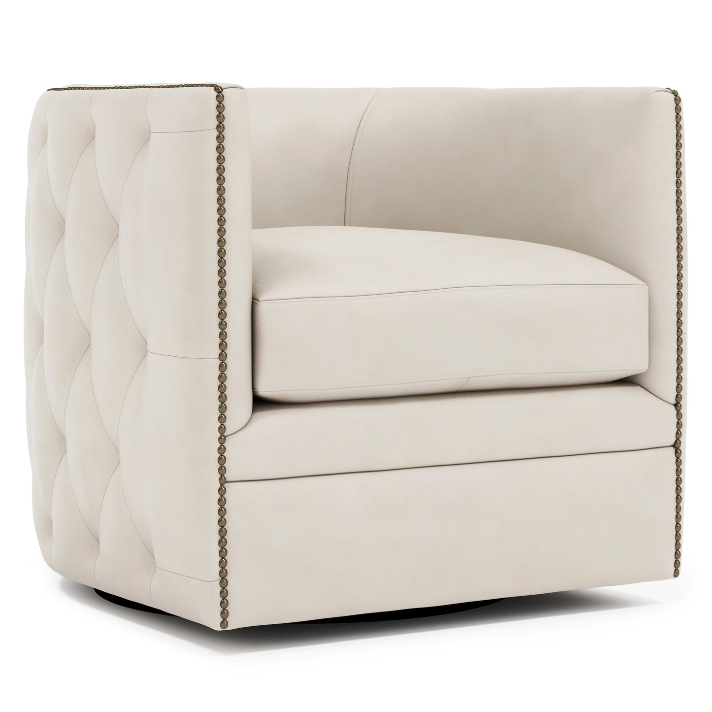 Palazzo Leather Swivel Chair