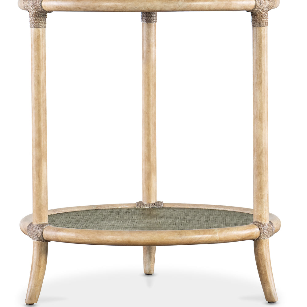 Retreat Raffia End Table - Green