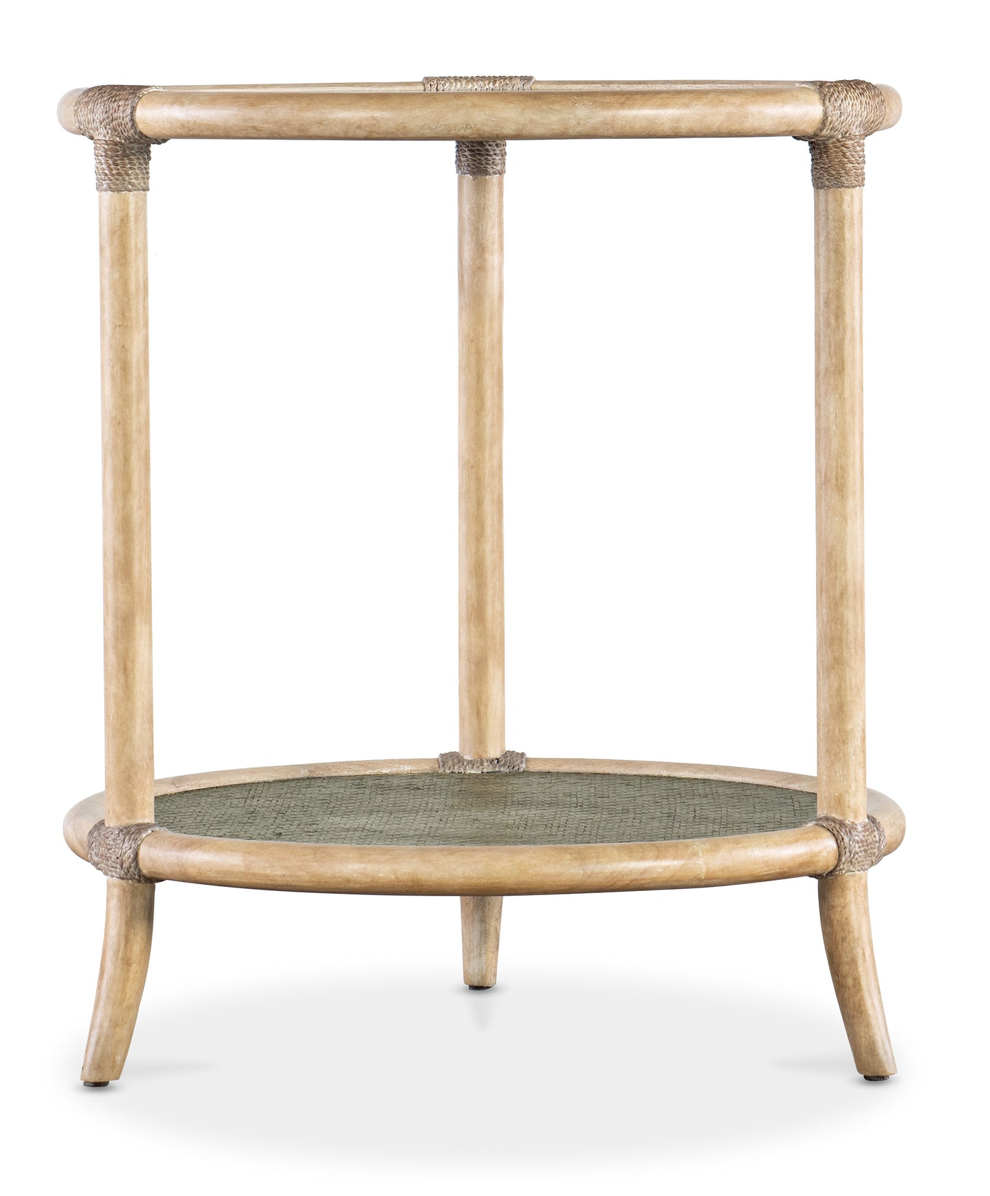 Retreat Raffia End Table - Green