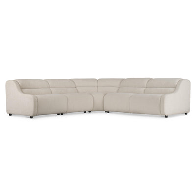 Gio Fabric Power Motion 5-Piece Sectional