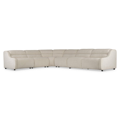 Gio Fabric Power Motion 6-Piece Sectional