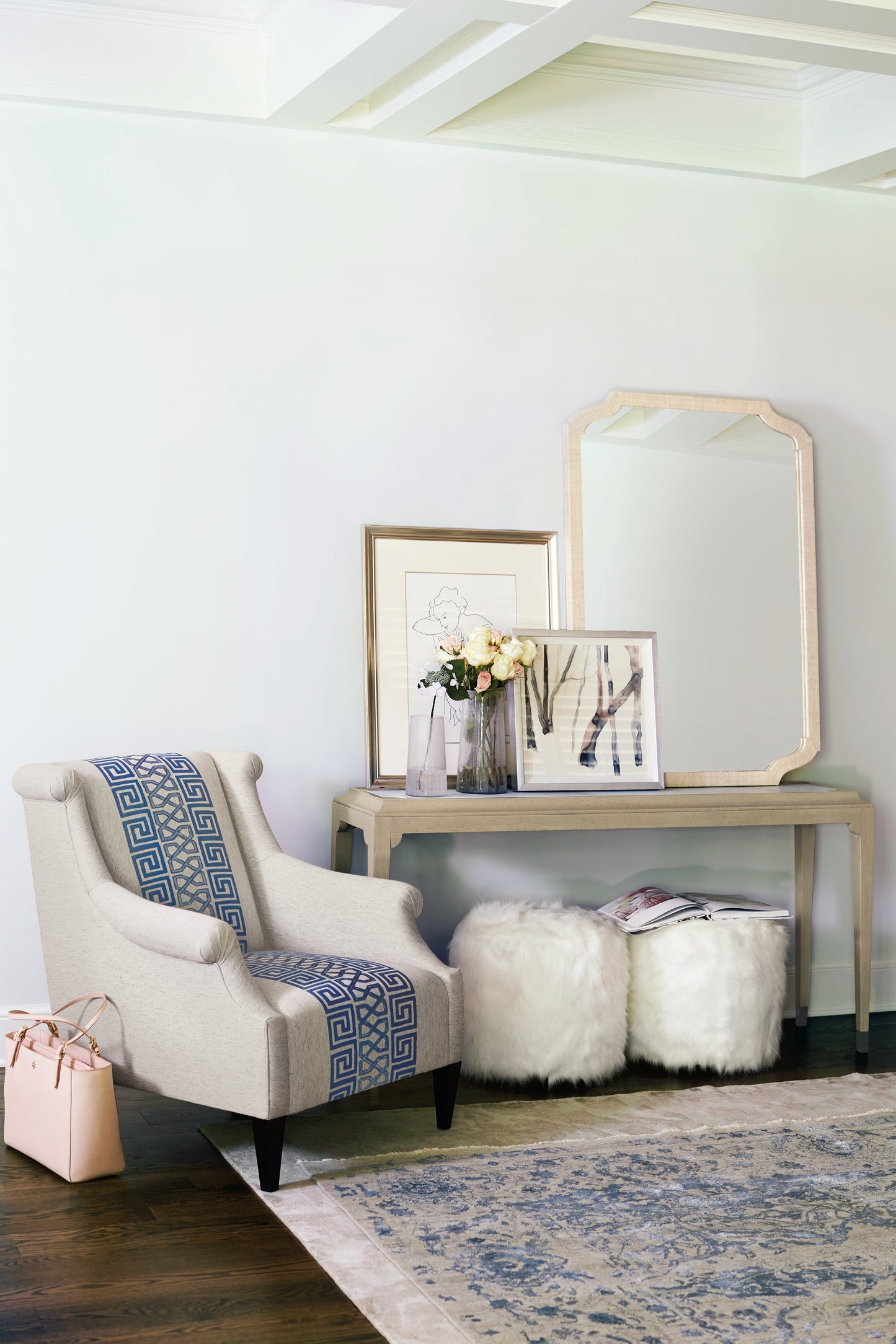 Pisa Fabric Ottoman