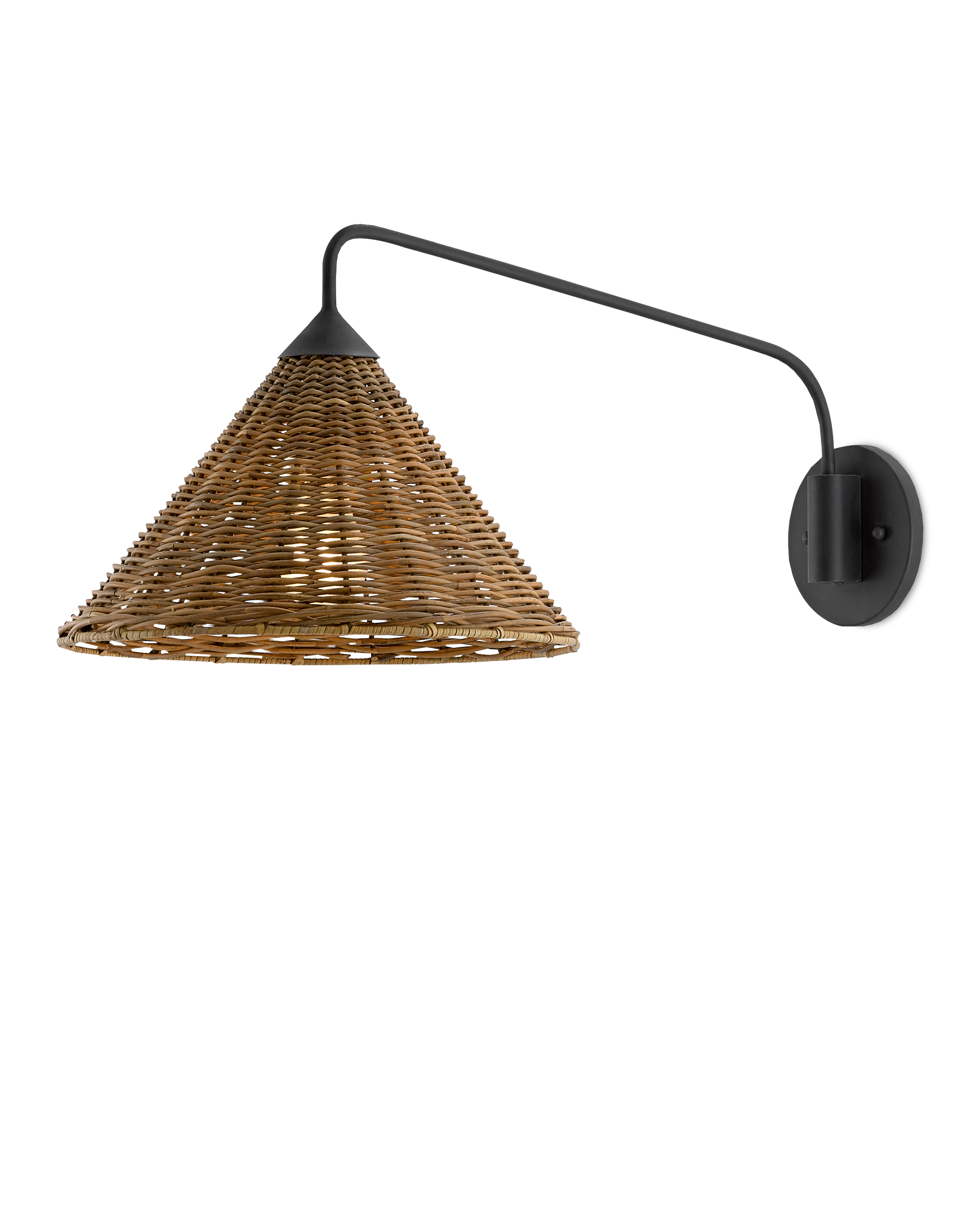 Basket Swing-Arm Wall Sconce