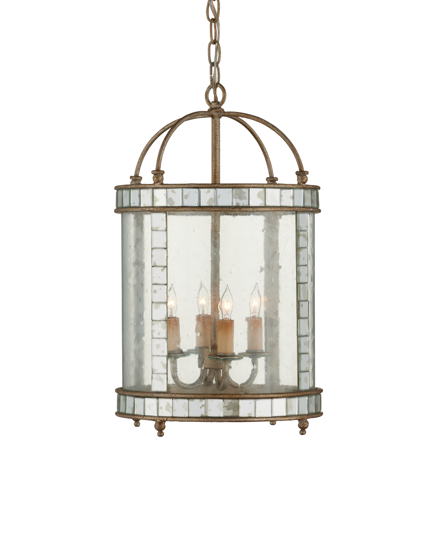 Corsica Small Silver Lantern.