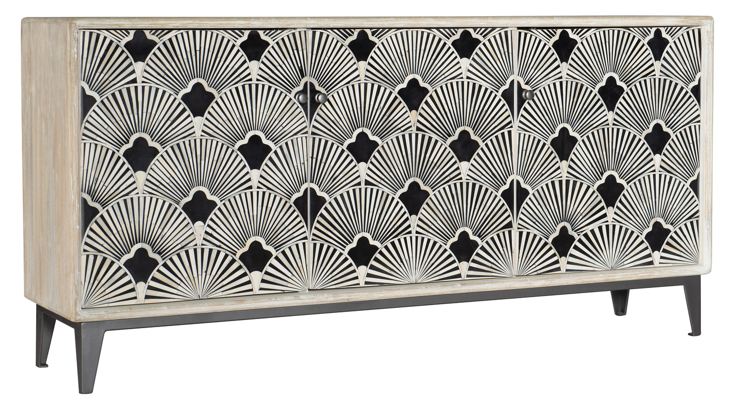 Light Wood 69in Entertainment Center