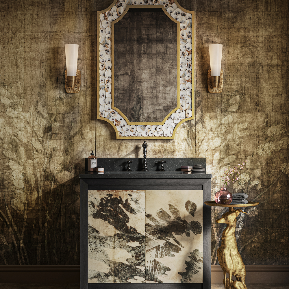 
                      
                        Bonaz Brass Bath Wall Sconce
                      
                    