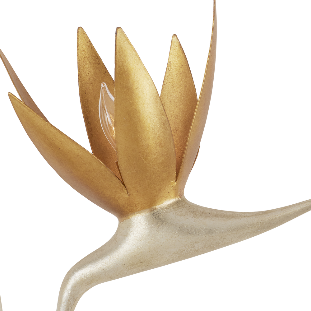 Paradiso Silver & Gold Wall Sconce, Left
