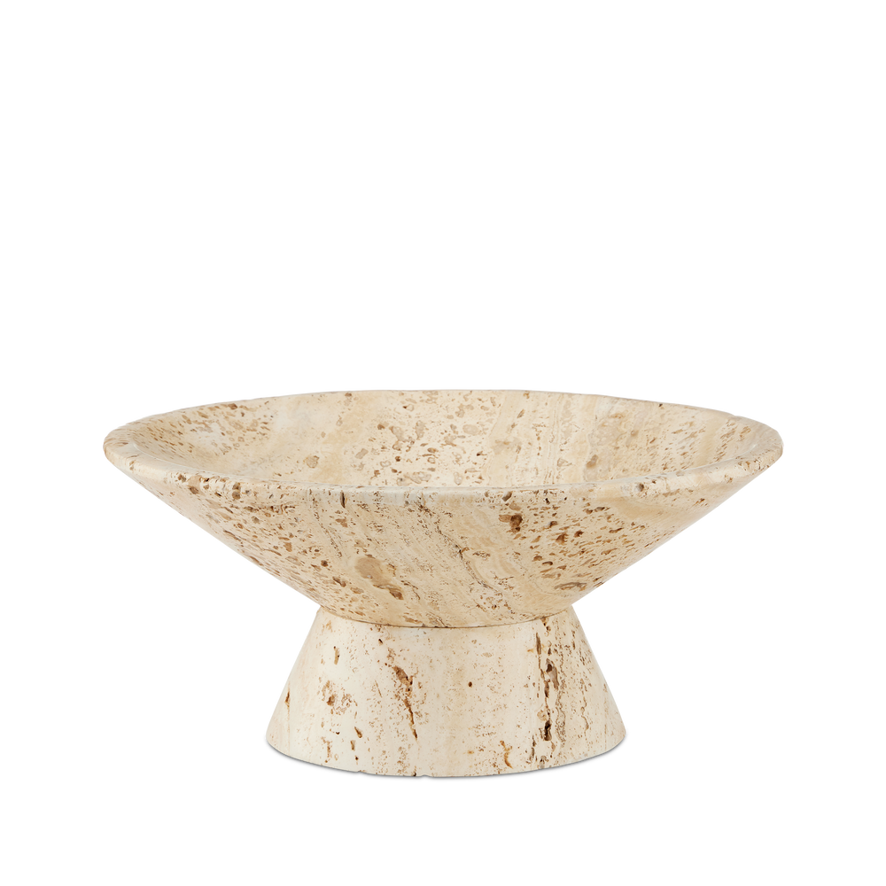 Lubo Travertine Small Bowl.