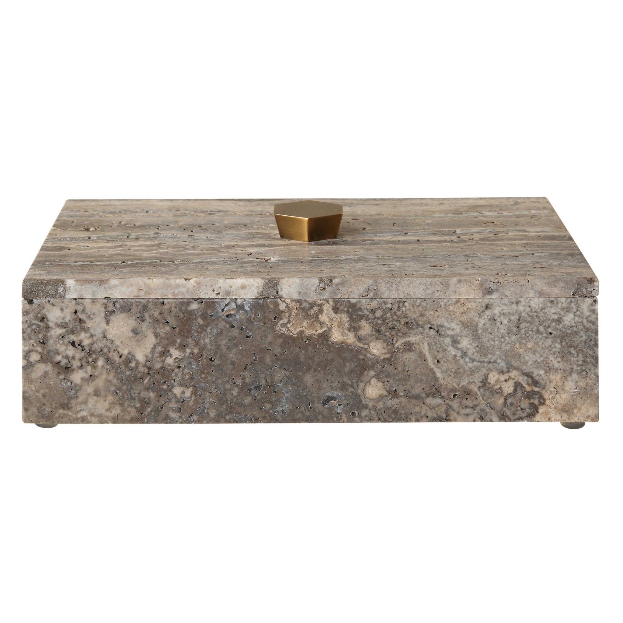 Uttermost Griseus Travertine Box - Thumbnail 5