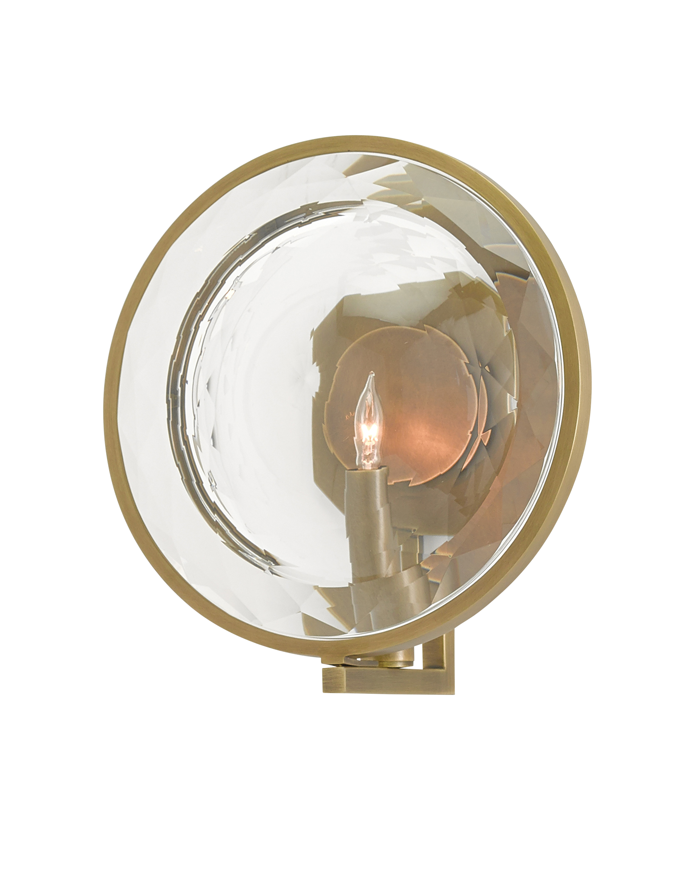 MarjieScope Brass Wall Sconce - Thumbnail 2