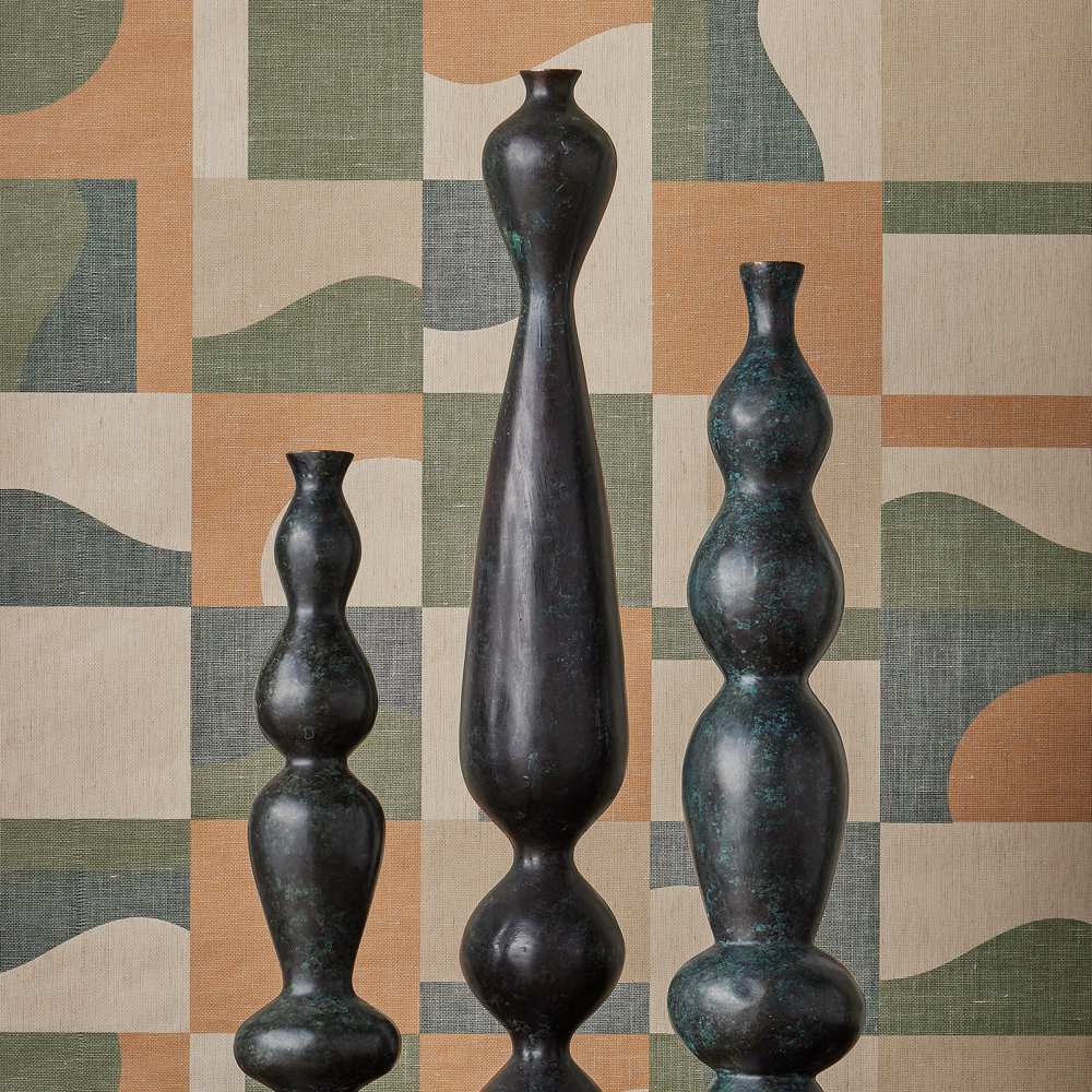 
                      
                        Luganzo Medium Bronze Vase.
                      
                    