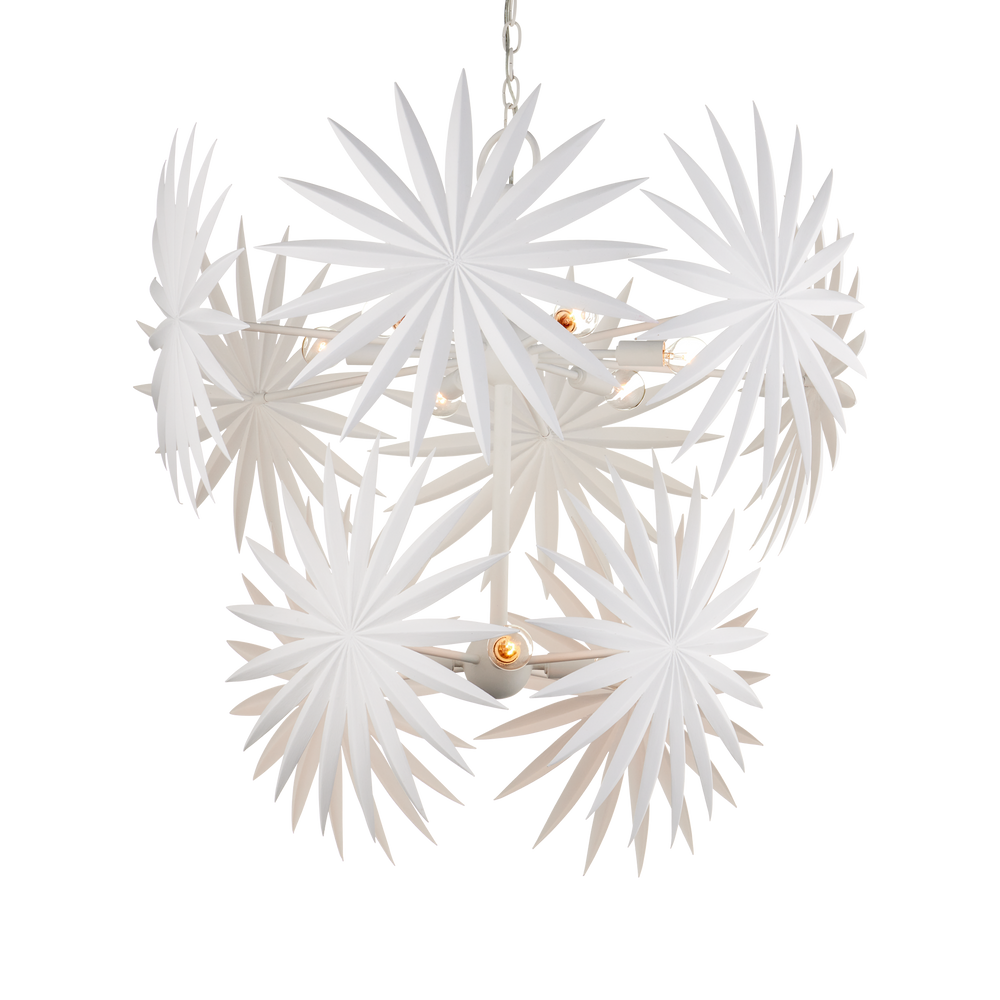 
                      
                        Bismarkia Medium White Chandelier
                      
                    