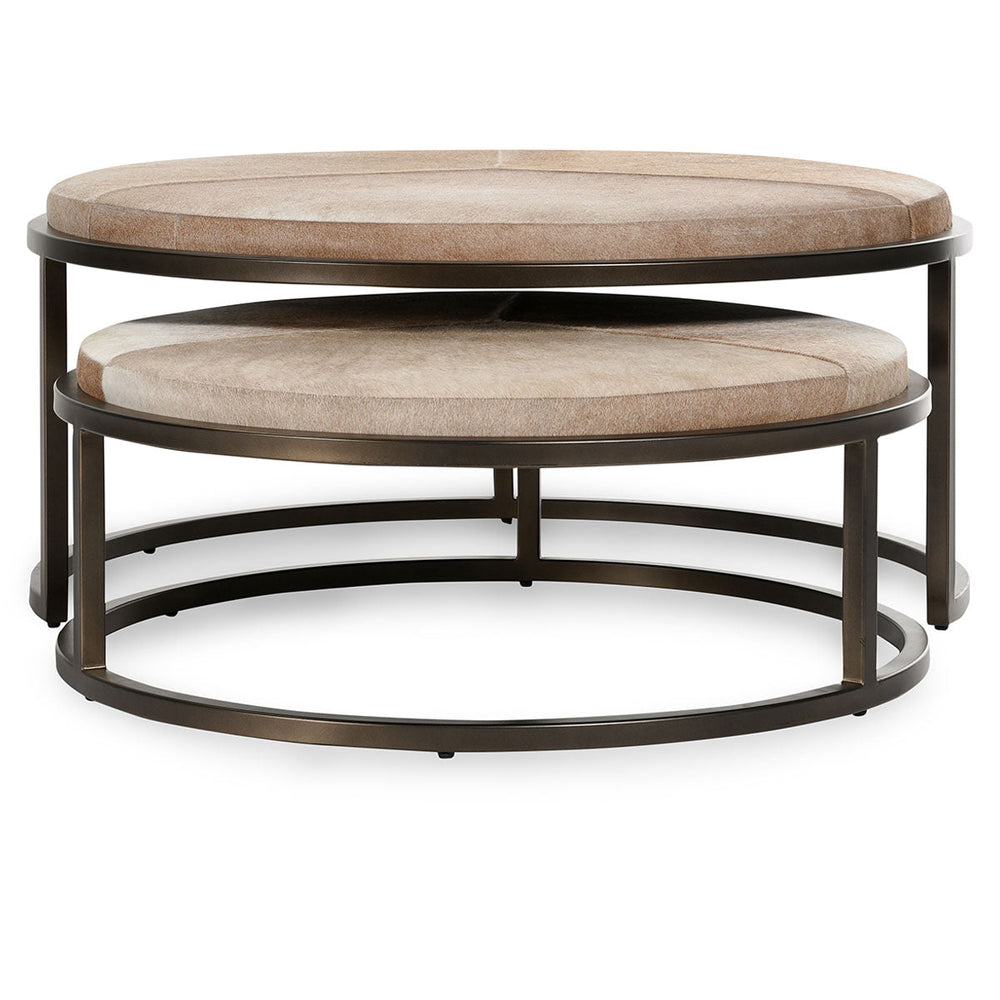 
                      
                        Hayword Hide Set of 2 Nesting Coffee Tables - Blonde - #shop_name Coffee Tables
                      
                    