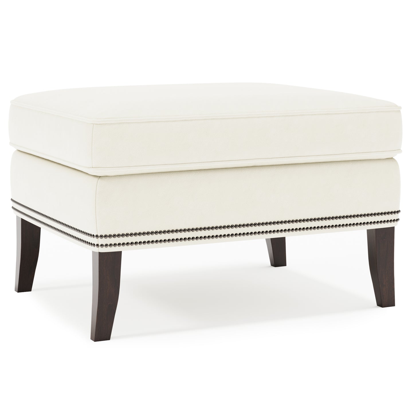 Kingston Leather Ottoman