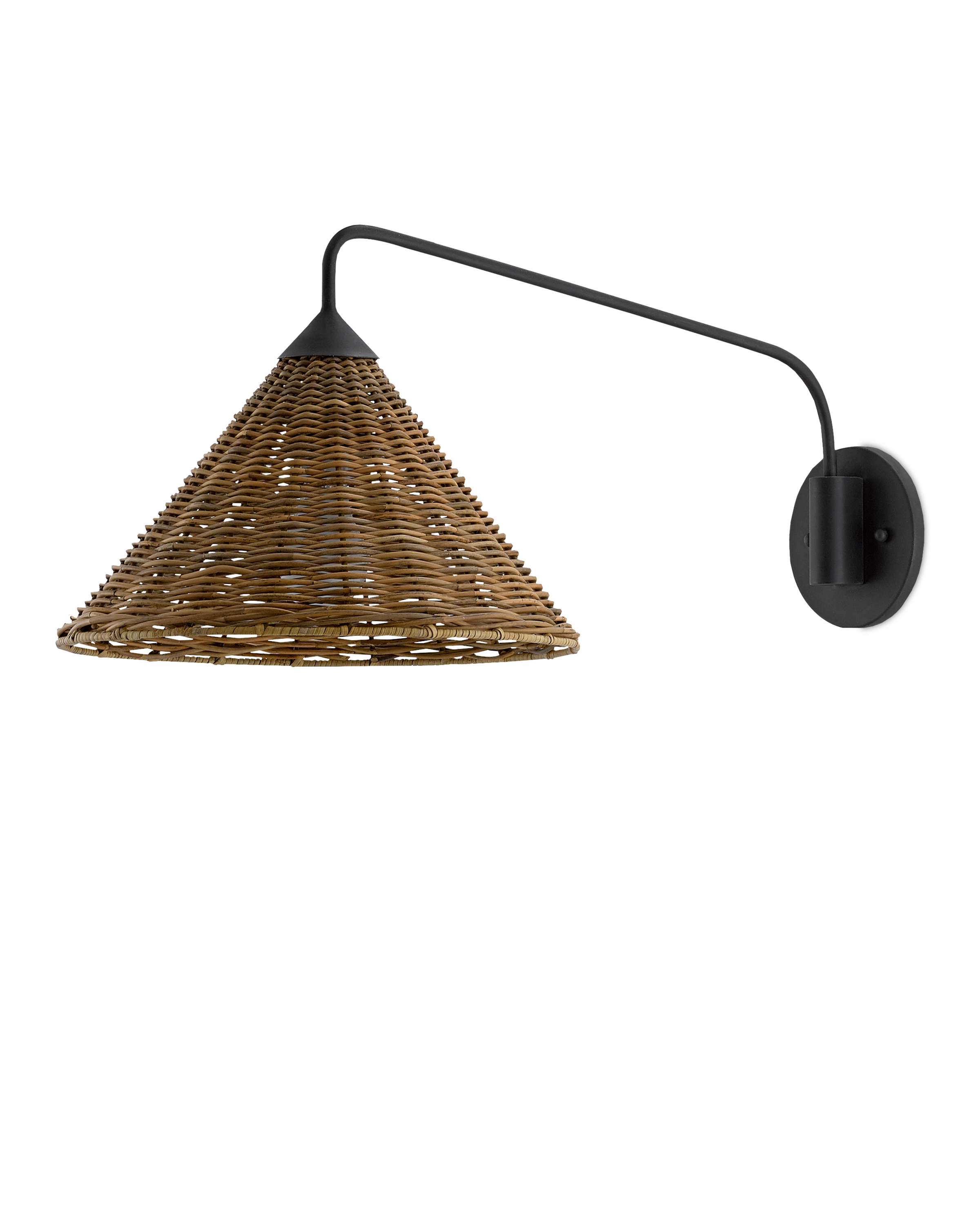 Basket Swing-Arm Wall Sconce - Thumbnail 2