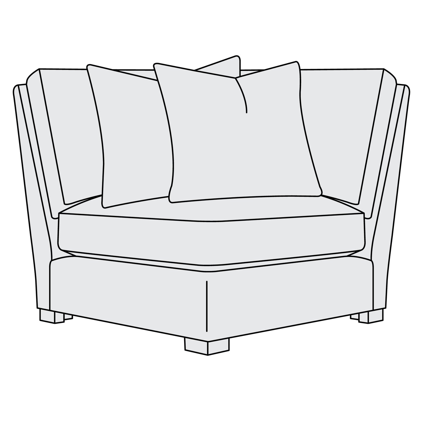 Keirnan Leather Corner Chair