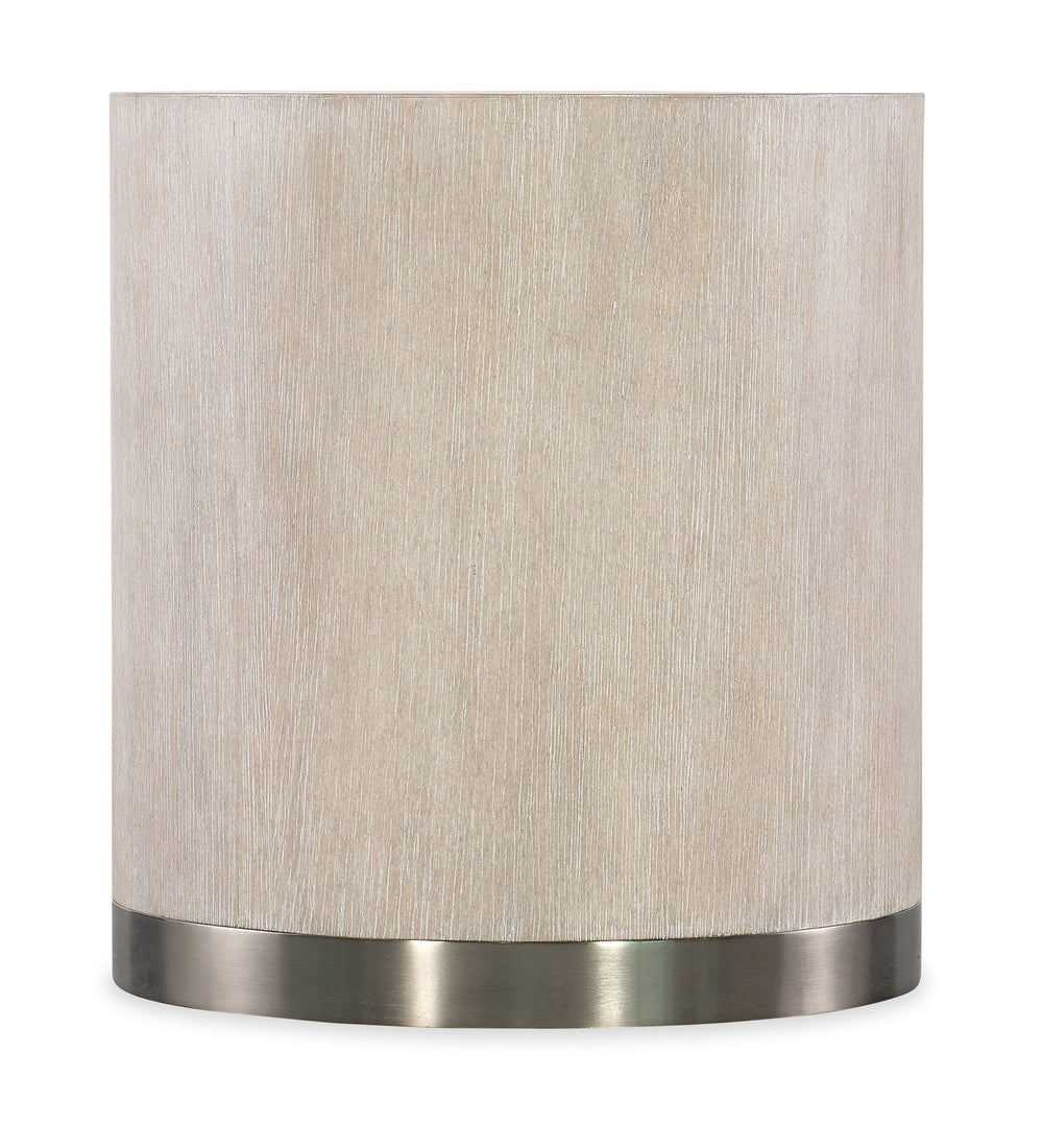 Modern Mood Round End Table - Diamond Finish