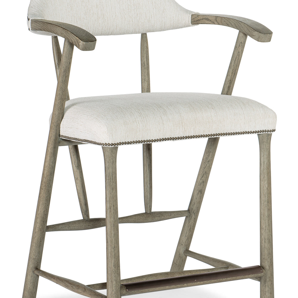 Linville Falls Stack Rock Counter Stool - Mink