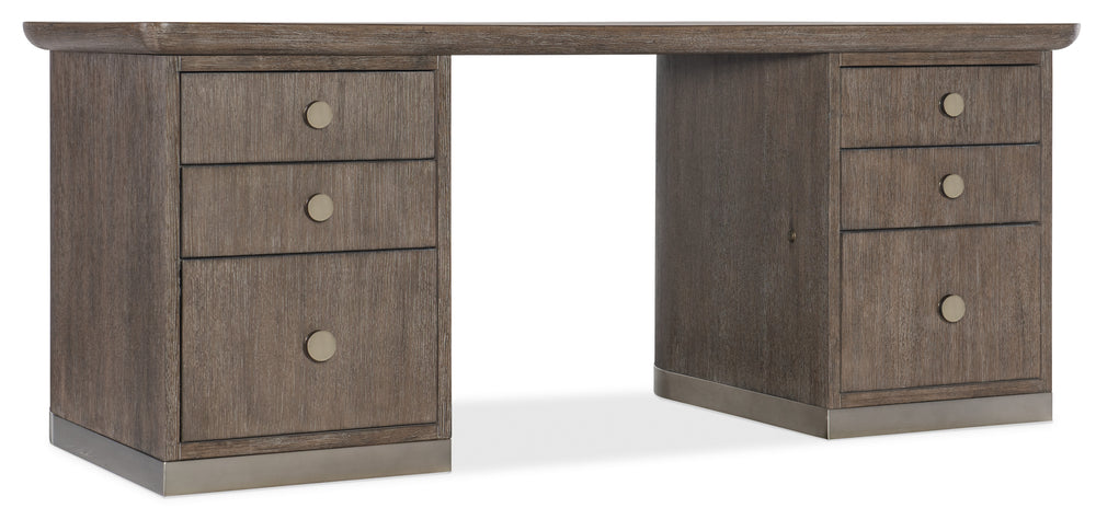 Modern Mood Executive Desk - Mink Finish.