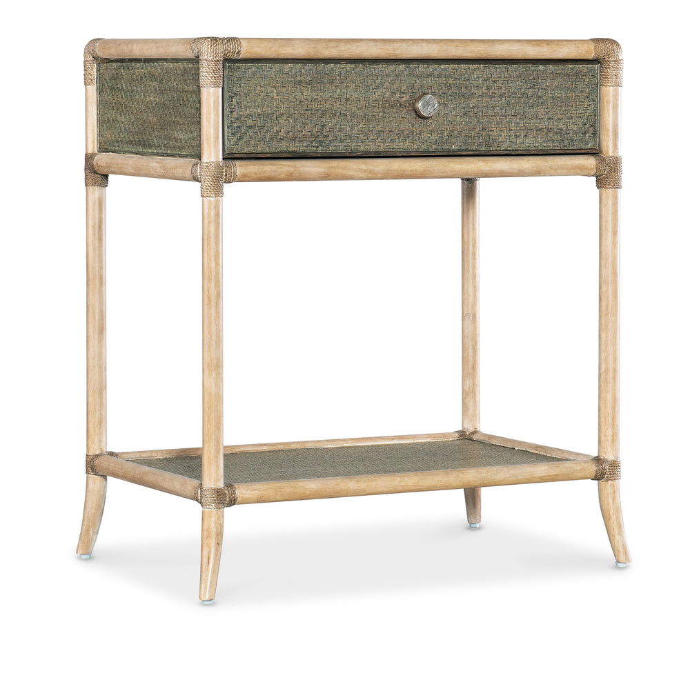 Retreat Pole Rattan Bedside Table - Dune