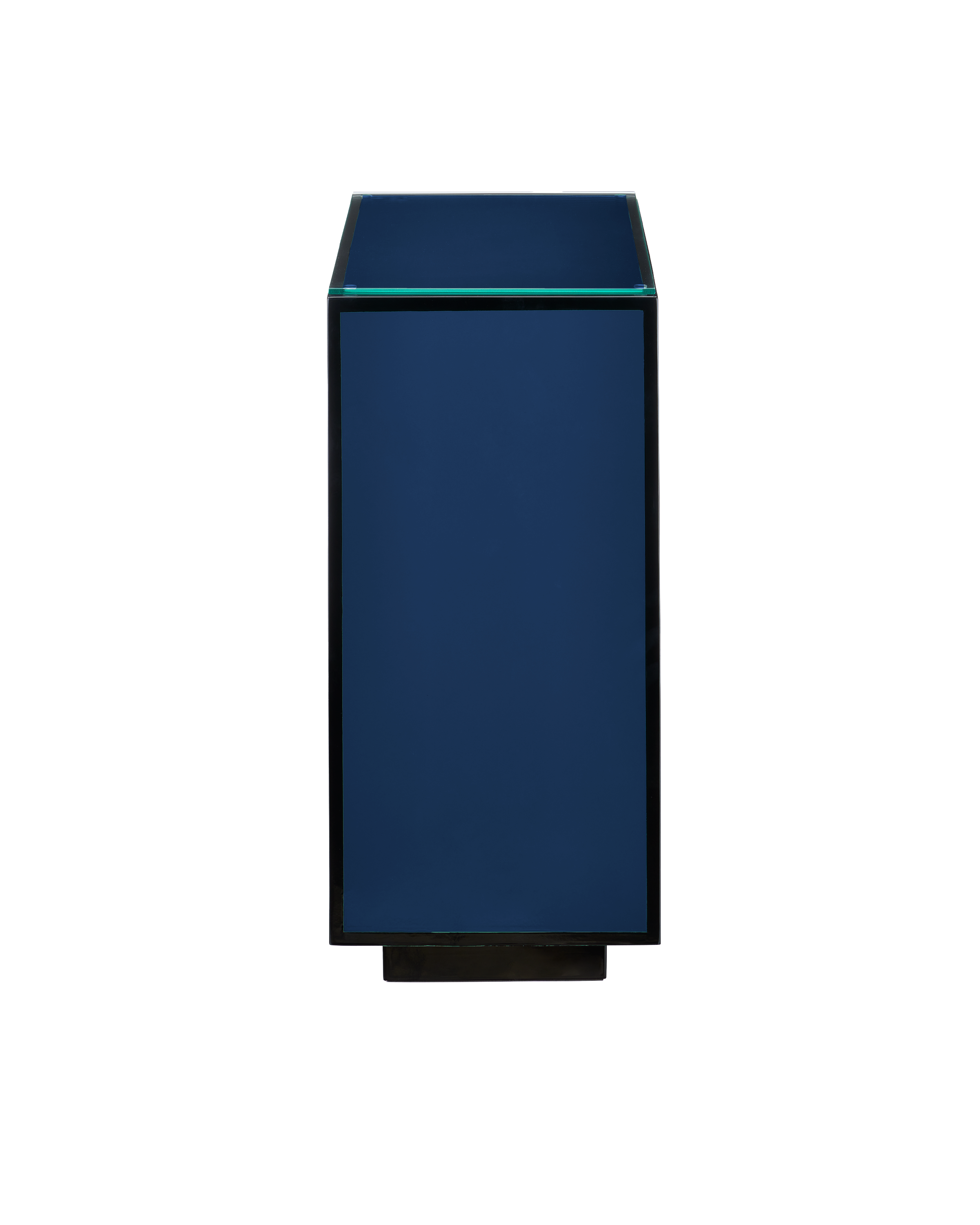 Navy Lacquer Side Table - Thumbnail 2