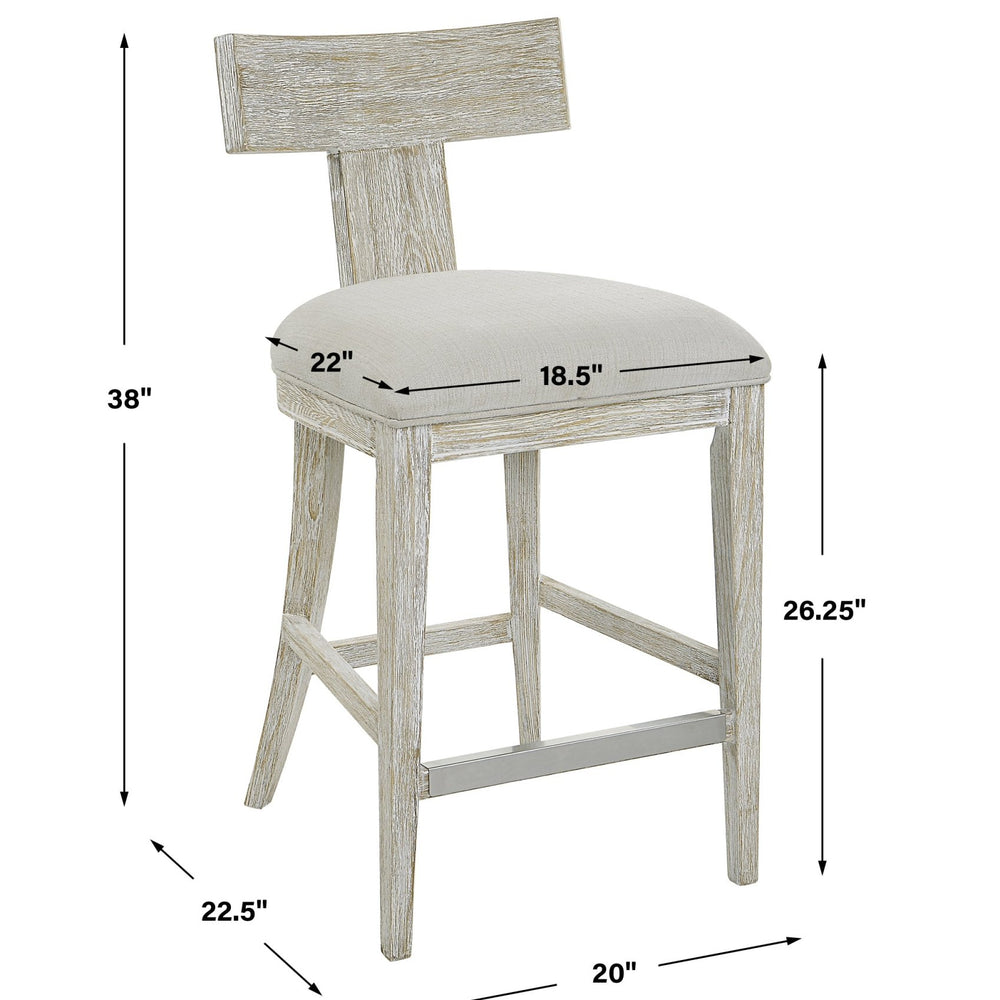 
                      
                        Idris White Counter Stool - #shop_name Counter & Bar Stools
                      
                    