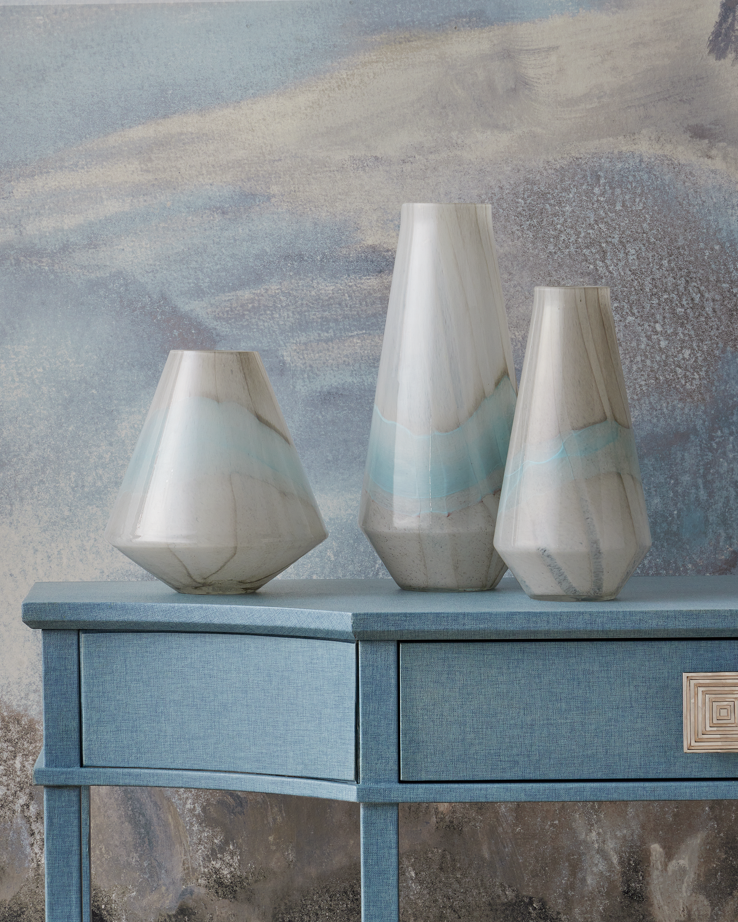Currey & Company Floating Cloud Vase