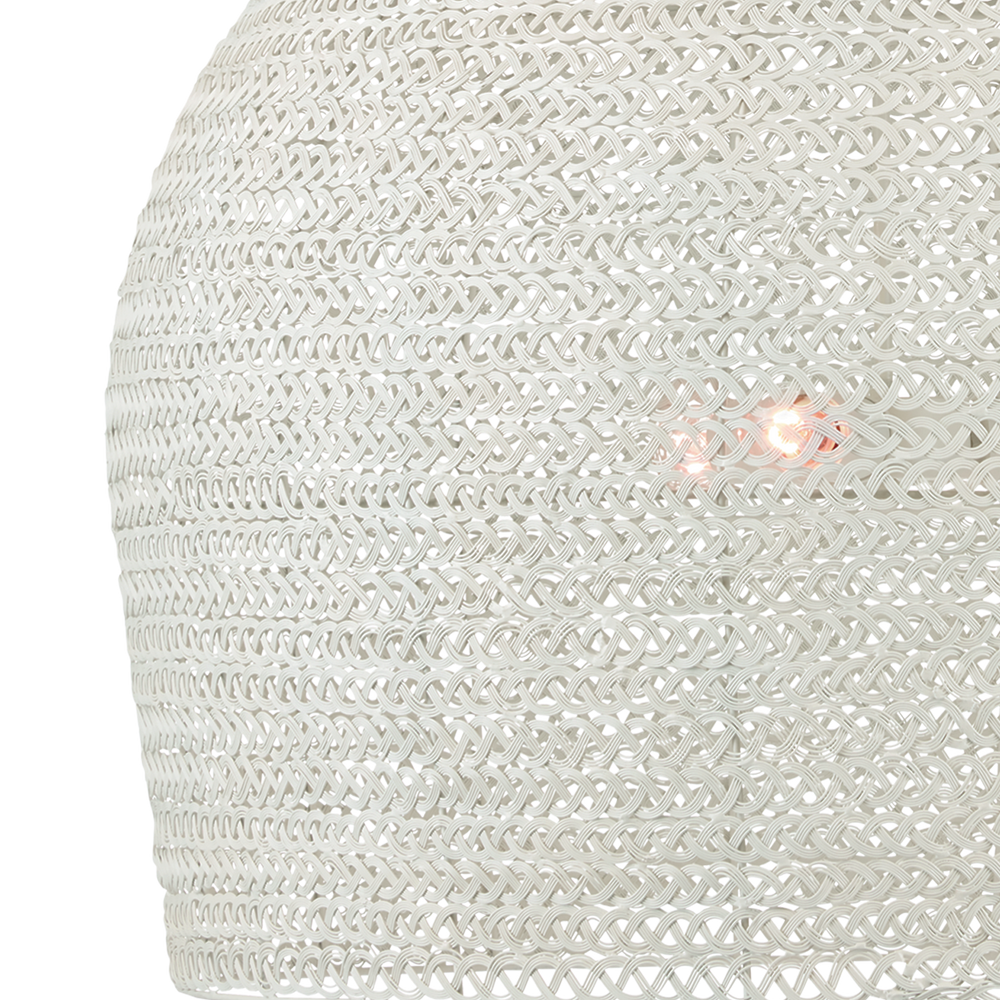 Piero Large White Chandelier