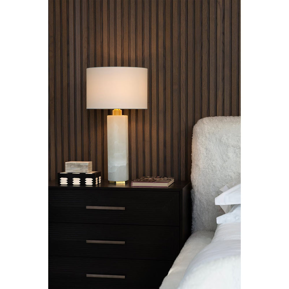 
                      
                        Gear Alabaster Table Lamp.
                      
                    