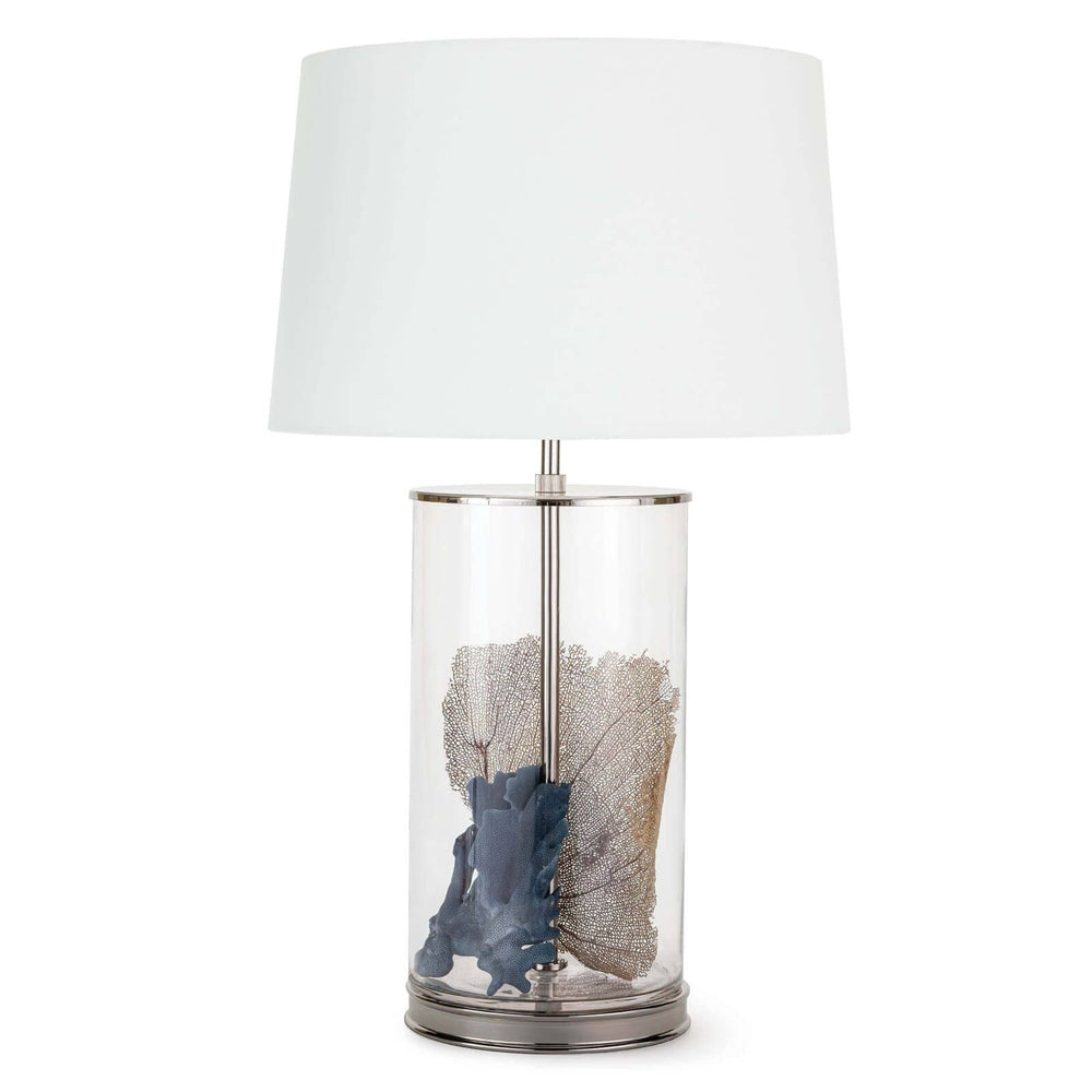 
                      
                        Magelian Glass Table Lamp (Polished Nickel)
                      
                    