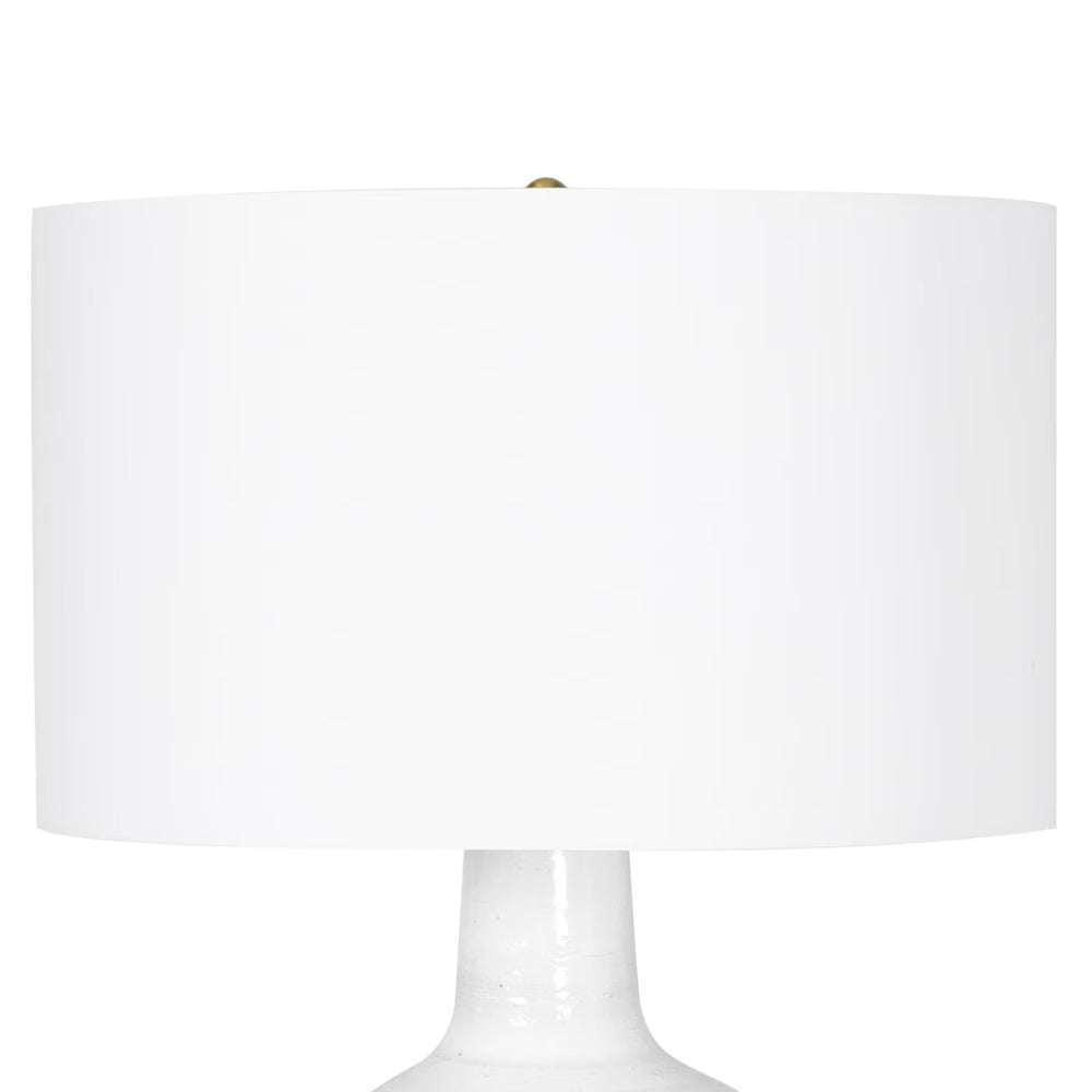 
                      
                        Clemente Ceramic Table Lamp (Earthenware White).
                      
                    