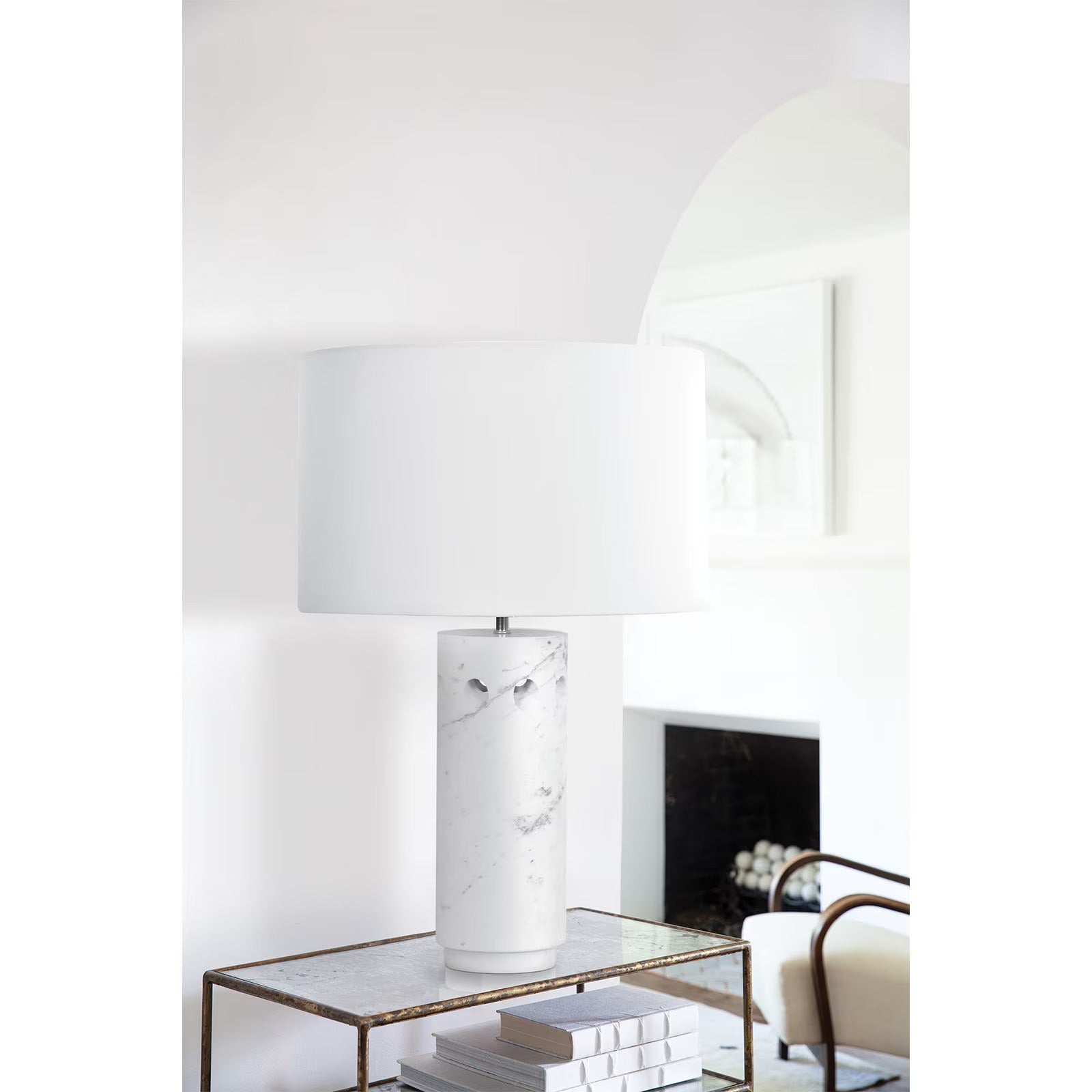 Odin Marble Table Lamp - Thumbnail 2