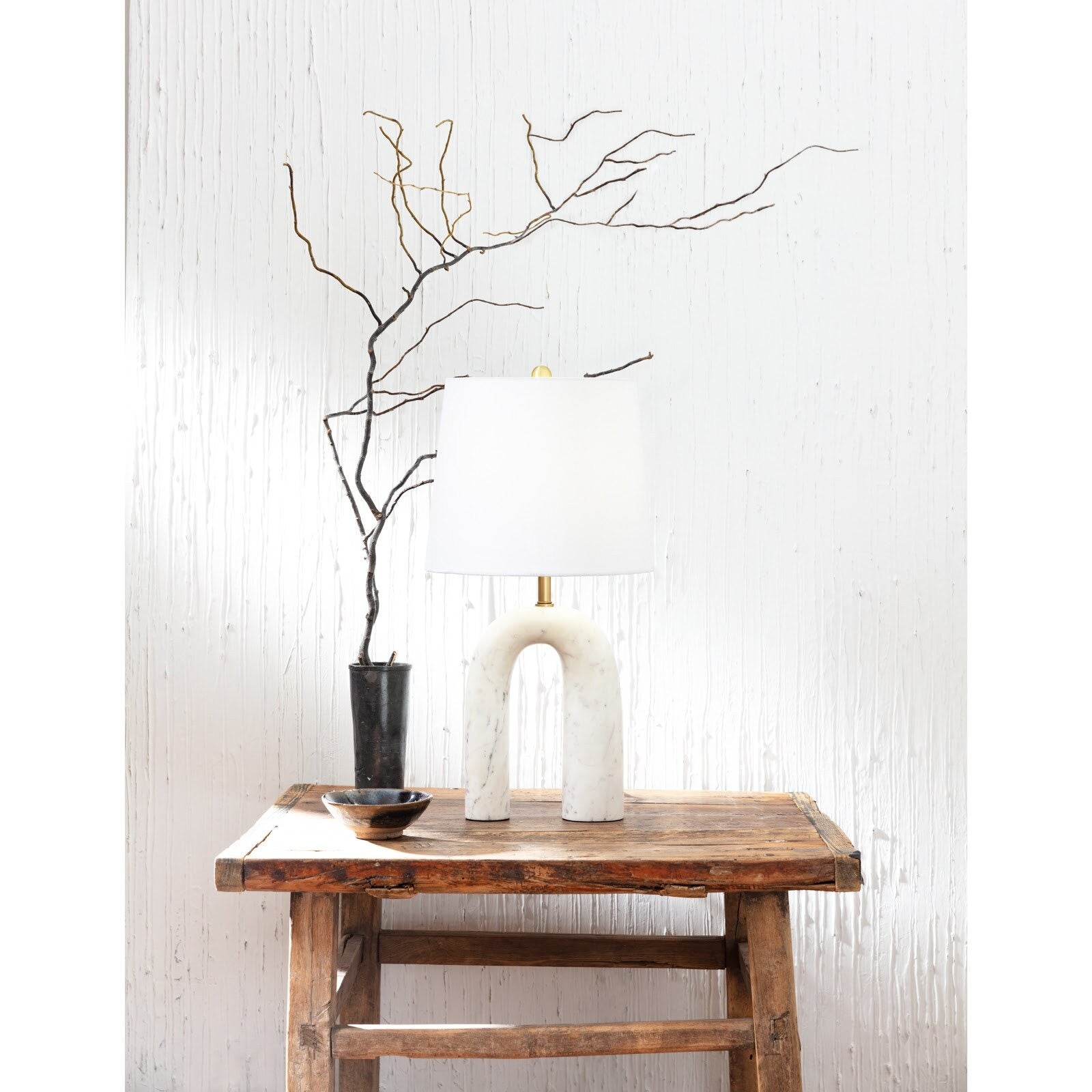 Slinkly Marble Table Lamp - Thumbnail 4