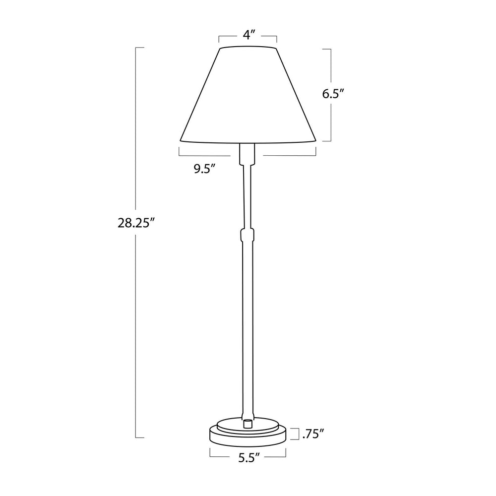 
                      
                        Polly Buffet Lamp (Natural Brass with Rattan Shade)
                      
                    