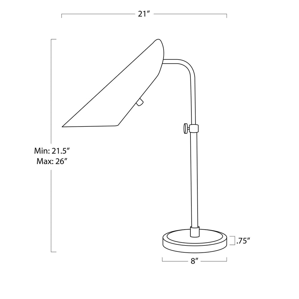 
                      
                        Vest Table Lamp (White and Natural Brass)
                      
                    