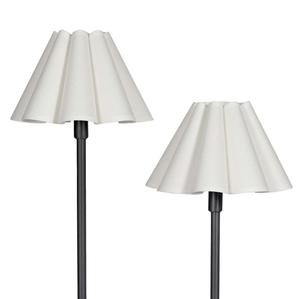 
                      
                        Polly Double Arm Table Lamp (Blackened Brass with White Shade)
                      
                    