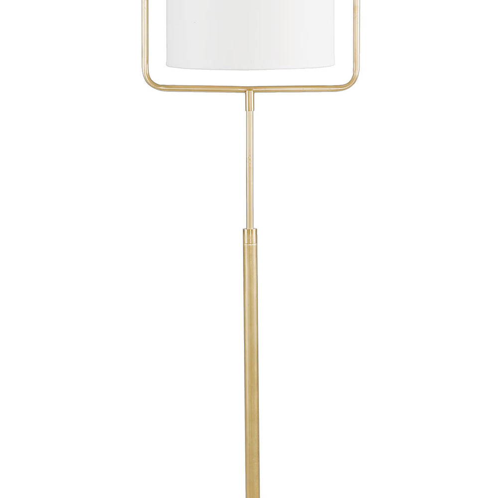 
                      
                        Geo Rectangle Floor Lamp (Natural Brass).
                      
                    