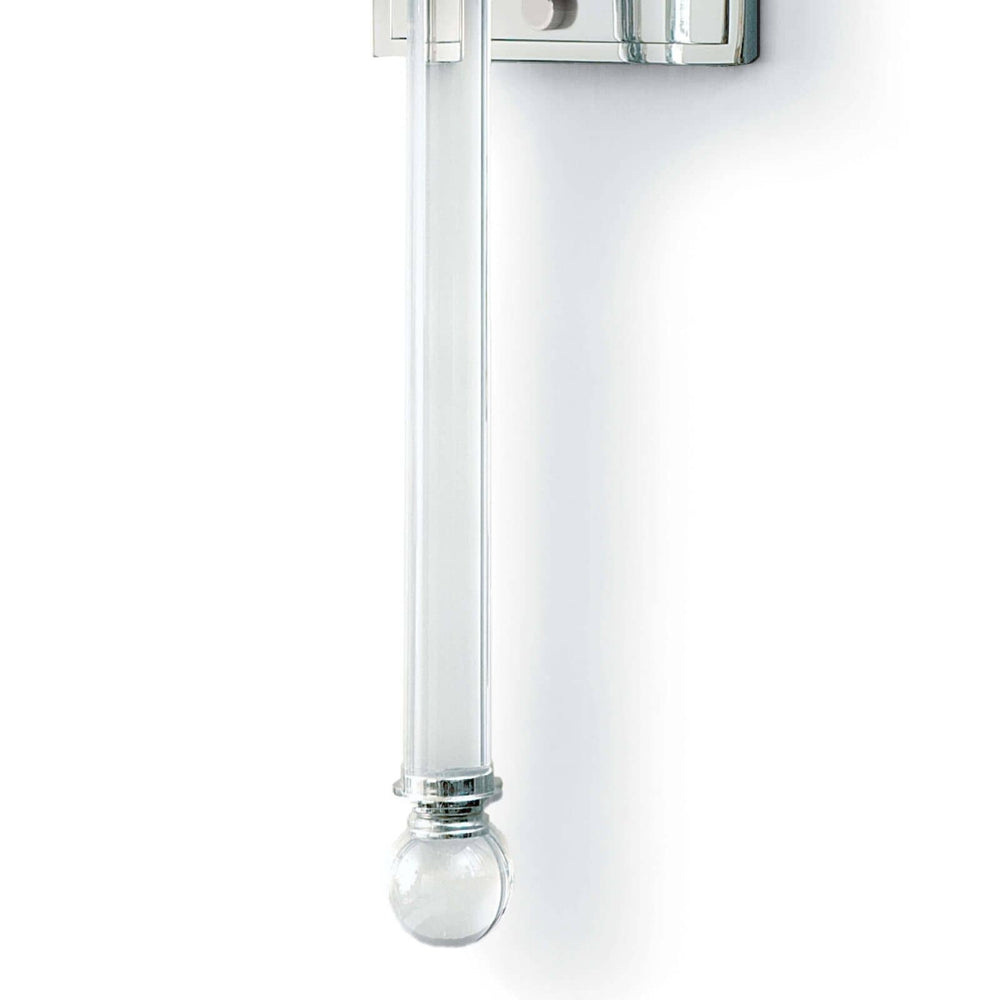 
                      
                        Crystal Tail Sconce (Polished Nickel).
                      
                    