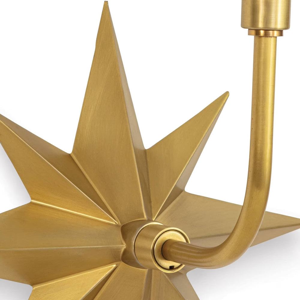 
                      
                        Etoile Sconce (Natural Brass).
                      
                    