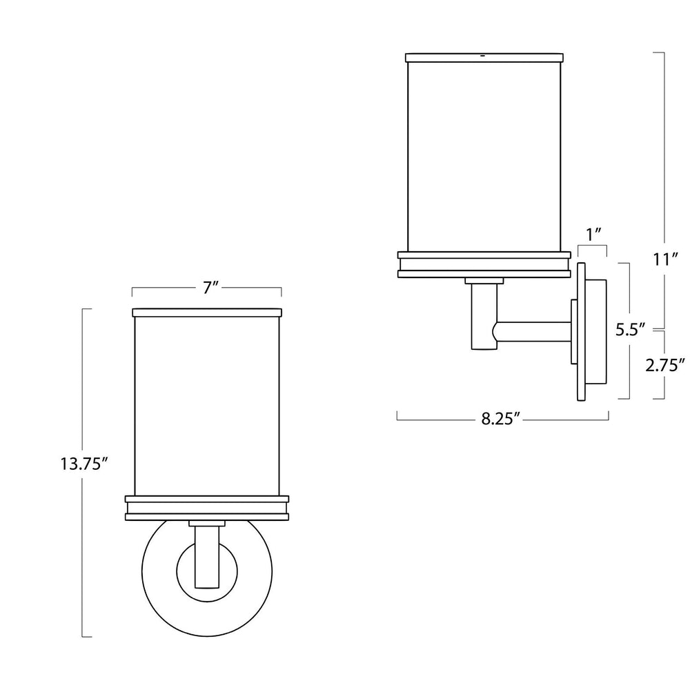 
                      
                        Adria Sconce (Polished Nickel).
                      
                    