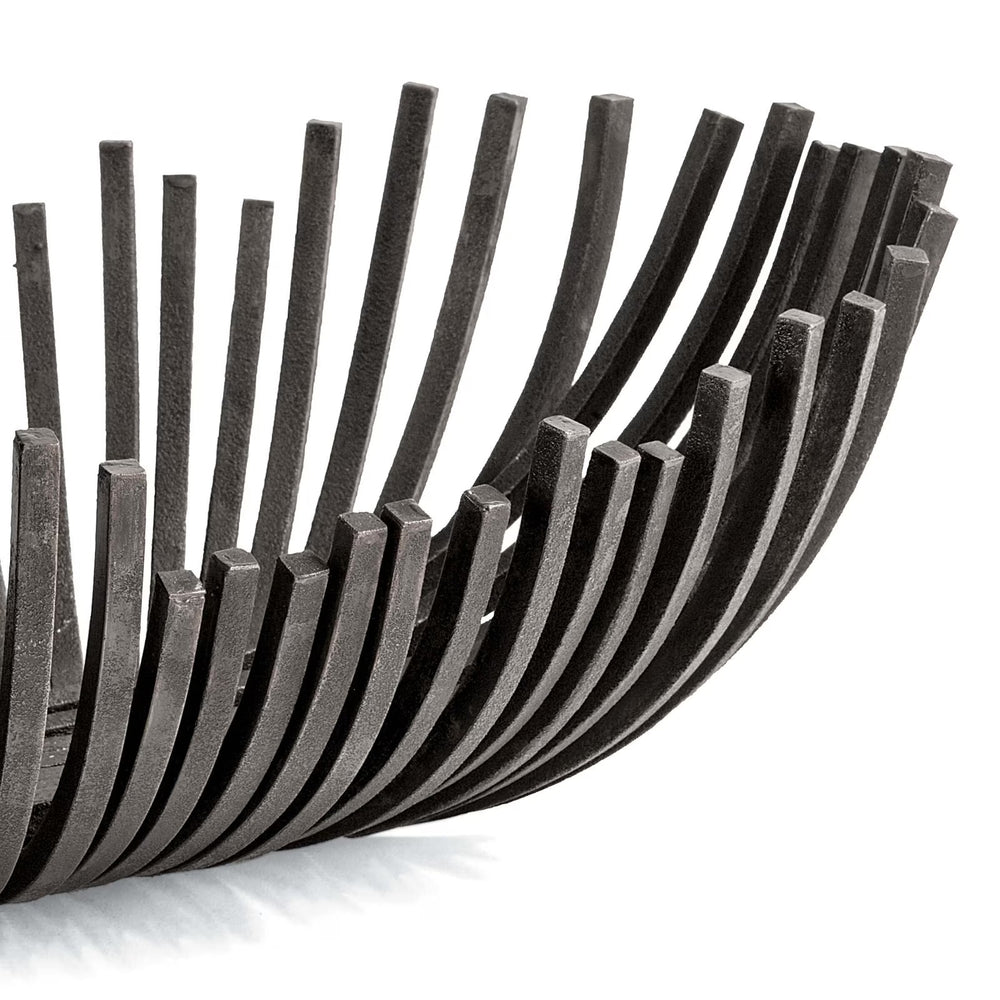
                      
                        Webbed Bowl Oblong (Blackened Iron)
                      
                    