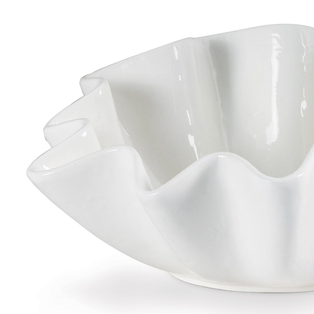
                      
                        Ruffle Ceramic Bowl Medium.
                      
                    