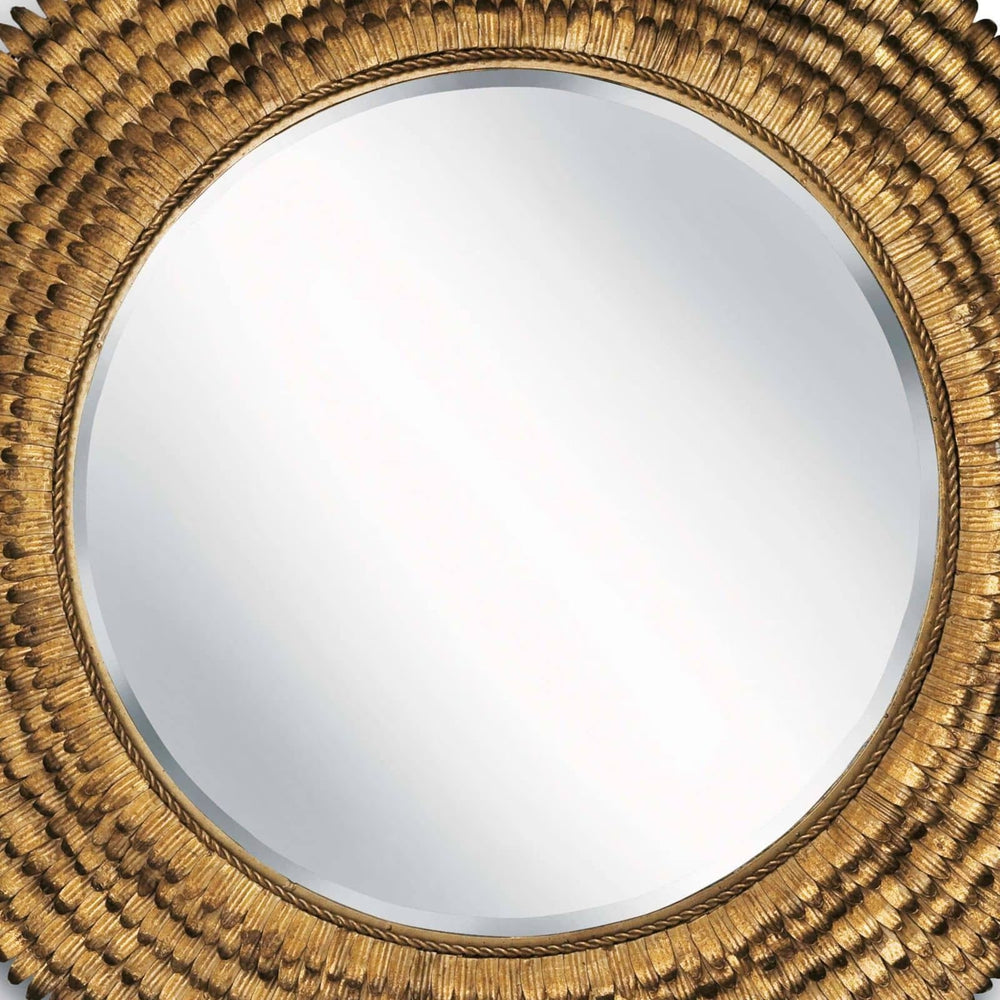 Petal Mirror Small (Gold).