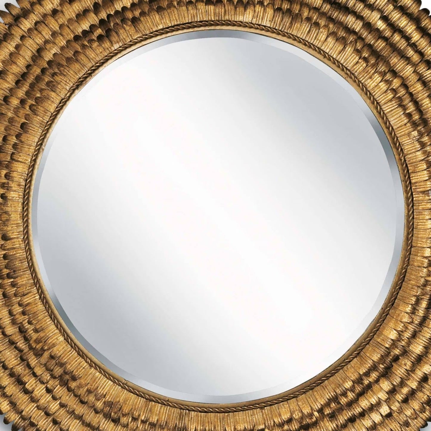 Petal Mirror Small (Gold).