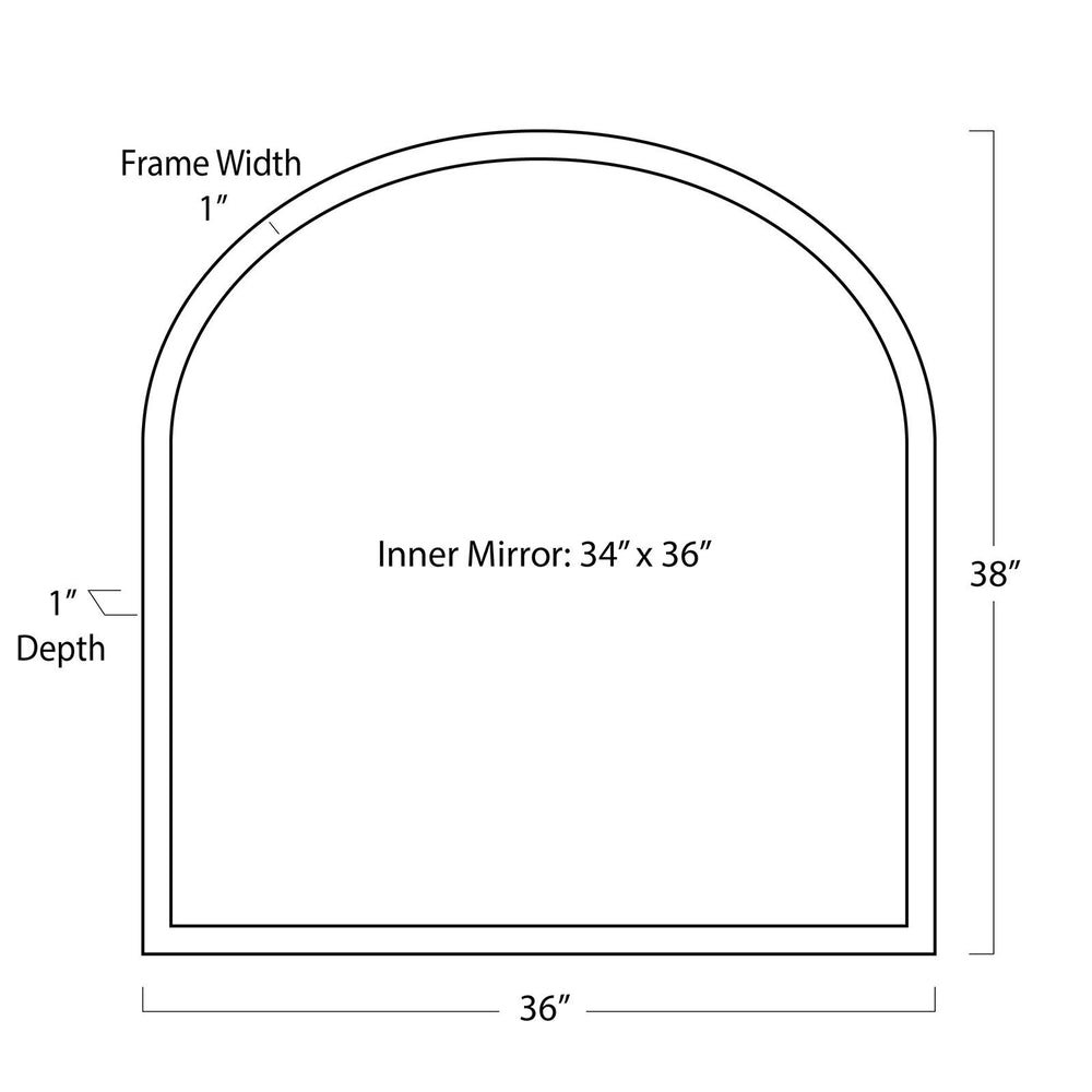 
                      
                        Knox Leather Mantle Mirror (Black).
                      
                    