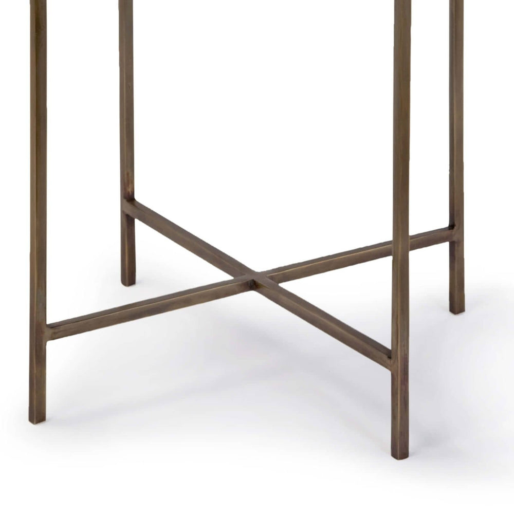 
                      
                        Bone Drum Table (Antique Brass).
                      
                    